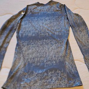 Grey Dri-fit long sleeve running thermal